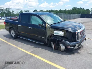 2018 Nissan Titan SV with VIN 1N6AA1E64JN540733, listed as a IAAI auction lot 42441166 with 160,097 mi miles and . Bid and sale history available at DreamBid. Image 1.