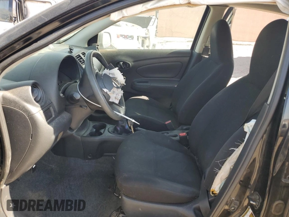 2014 Nissan Versa S with VIN 3N1CN7AP9EL862844, listed as a Copart auction lot 77493074 with 82,692 mi miles and Salvage Title. Bid and sale history available at carsss.com. Image 7.