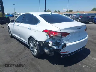 2018 Genesis G80 3.8L with VIN KMHGN4JE2JU238858, listed as a IAAI auction lot 42151733 with 49,512 mi miles and . Bid and sale history available at DreamBid. Image 14.