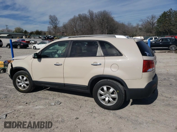 2011 Kia Sorento LX with VIN 5XYKT3A13BG039123, listed as a Copart auction lot 49666065 with 124,099 mi miles and Salvage Title. Bid and sale history available at DreamBid. Image 2.