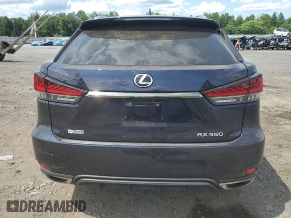 2022 Lexus RX with VIN 2T2YZMDA5NC351868, listed as a Copart auction lot 64174874 with 46,973 mi miles and Salvage Title. Bid and sale history available at carsss.com. Image 6.