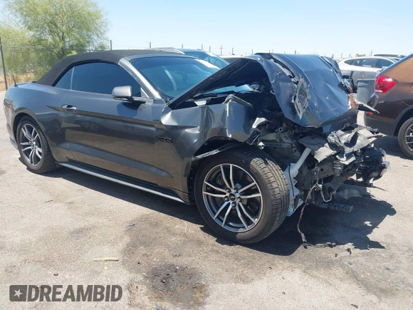 2017 Ford Mustang GT Premium z VIN 1FATP8FFXH5287242, wystawiony jako IAAI lot #42294315 z przebiegiem 92 831 mil mil oraz . Historia ofert i sprzedaży dostępna na DreamBid. Obrazek 1.