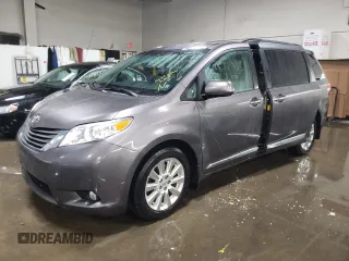 2014 Toyota Sienna Ltd with VIN 5TDDK3DC4ES075273, listed as a Copart auction lot 45378035 with 202,368 mi miles and Salvage Title. Bid and sale history available at carsss.com. Image 1.