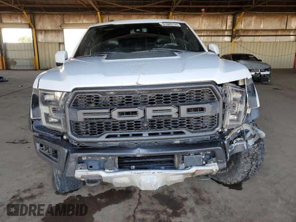 2017 Ford F-150 Raptor with VIN 1FTFW1RG6HFB54428, listed as a Copart auction lot 81089124 with 46,227 mi miles and Salvage Title. Bid and sale history available at carsss.com. Image 5.