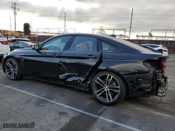 2019 BMW 4 Series 430i with VIN WBA4J1C57KBM16093, listed as a Copart auction lot 43247435 with 70,647 mi miles and Salvage Title. Bid and sale history available at carsss.com. Image 2.