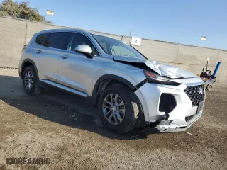 2019 Hyundai Santa Fe SE with VIN 5NMS23AD8KH016066, listed as a Copart auction lot 83710114 with 126,990 mi miles and Salvage Title. Bid and sale history available at carsss.com. Image 4.