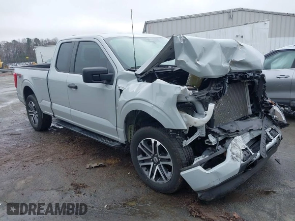 2023 Ford F-150 XL with VIN 1FTEX1EPXPFB16102, listed as a IAAI auction lot 41544485 with 18,460 mi miles and . Bid and sale history available at DreamBid. Image 1.