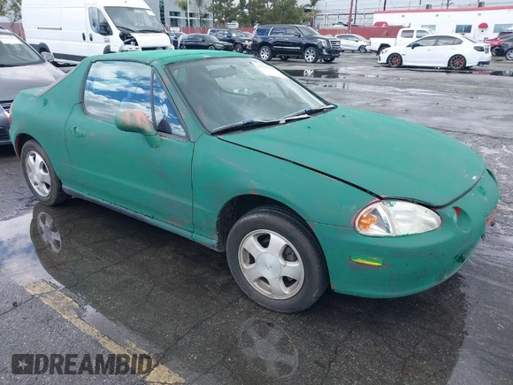 1993 Honda del Sol Si with VIN JHMEH6169PS012276, listed as a IAAI auction lot 41797595 with 169,001 mi miles. Bid and sale history available at carsss.com. Image 1.