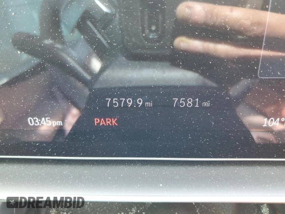 2024 Mercedes-Benz GLS 450 with VIN 4JGFF5KE0RB120067, listed as a Copart auction lot 68669414 with 7,581 mi miles and Salvage Title. Bid and sale history available at DreamBid. Image 9.
