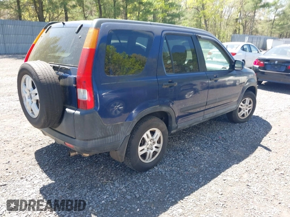 2002 Honda CR-V EX with VIN SHSRD78882U012165, listed as a IAAI auction lot 42162827 with 182,501 mi miles. Bid and sale history available at carsss.com. Image 4.
