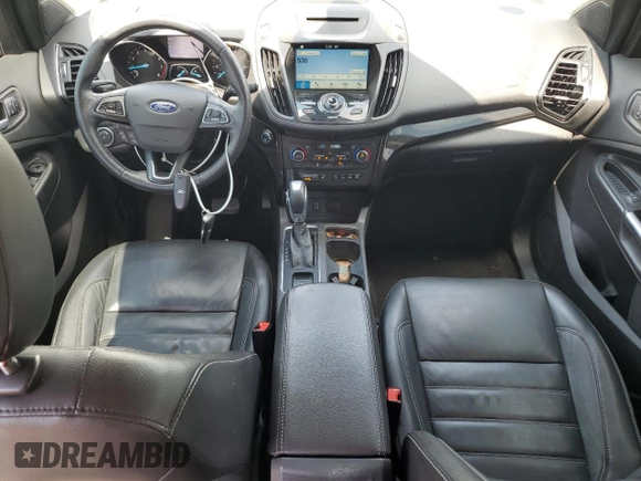 2018 Ford Escape Titanium with VIN 1FMCU9J99JUC89677, listed as a Copart auction lot 60421545 with 98,021 mi miles and Salvage title. Bid and sale history available at DreamBid. Image 8.