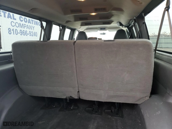 2012 Chevrolet Express Passenger 1LT with VIN 1GAZG1FG4C1183231, listed as a Copart auction lot 87666715 with 145,123 mi miles and Clean Title. Bid and sale history available at carsss.com. Image 10.