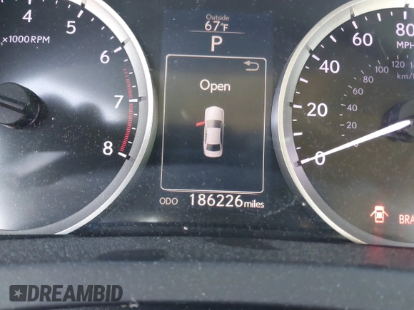 2014 Lexus IS 250 with VIN JTHBF1D24E5003436, listed as a IAAI auction lot 42658797 with 186,226 mi miles and . Bid and sale history available at DreamBid. Image 15.