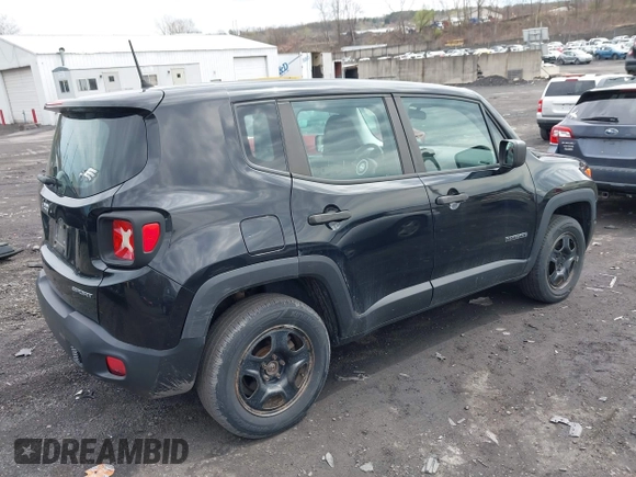 2015 Jeep Renegade Sport with VIN ZACCJBAT6FPB48168, listed as a IAAI auction lot 42029892 with 167,627 mi miles and . Bid and sale history available at DreamBid. Image 4.