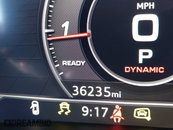 2019 Audi RS 3 with VIN WUABWGFF4KA906650, listed as a IAAI auction lot 42163296 with 36,235 mi miles and . Bid and sale history available at DreamBid. Image 16.