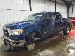 2019 Ram 1500 Big Horn z VIN 1C6SRFFT1KN803206, wystawiony jako Copart lot #57839865 z przebiegiem 58 349 mil mil oraz Szkoda całkowita • Salvage title. Historia ofert i sprzedaży dostępna na DreamBid. Obrazek 1.