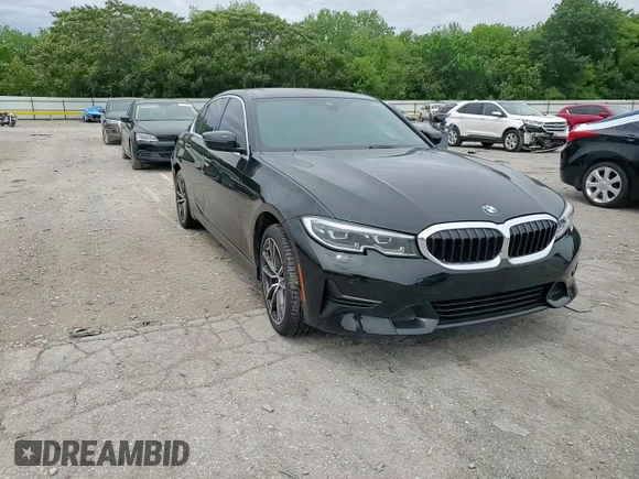 2021 BMW 3 Series 330i xDrive with VIN 3MW5R7J08M8B50434, listed as a Copart auction lot 55814435 with 56,824 mi miles and Salvage title. Bid and sale history available at DreamBid. Image 13.
