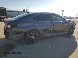 2023 Toyota Camry SE with VIN 4T1G11AK8PU732604, listed as a Copart auction lot 50635685 with 57,364 mi miles and Salvage Title. Bid and sale history available at DreamBid. Image 3.
