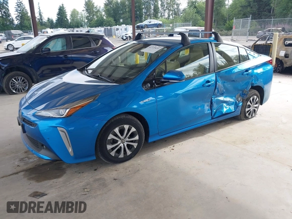2020 Toyota Prius LE with VIN JTDL9RFU5L3018787, listed as a IAAI auction lot 42723431 with 30,793 mi miles and . Bid and sale history available at DreamBid. Image 17.