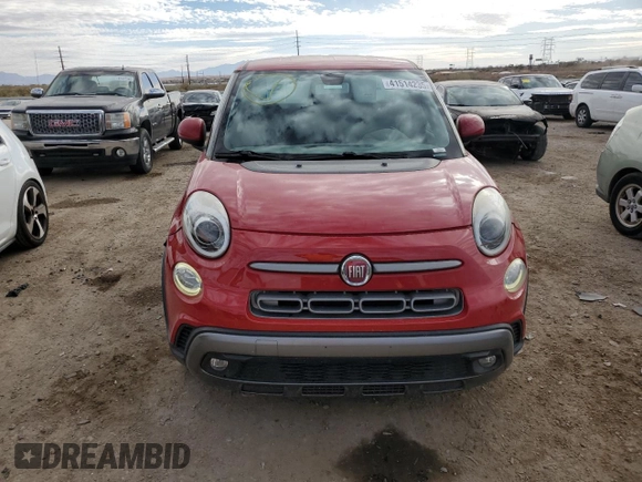 2019 FIAT 500L Trekking with VIN ZFBNFADH4KZ041971, listed as a Copart auction lot 41514235 with 115,546 mi miles and Salvage Title. Bid and sale history available at carsss.com. Image 5.