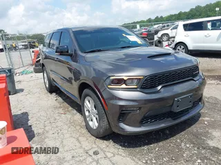 2021 Dodge Durango R/T with VIN 1C4SDJCT6MC762357, listed as a IAAI auction lot 42273951 with 59,581 mi miles and . Bid and sale history available at DreamBid. Image 1.