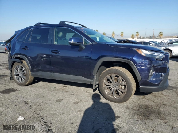 2024 Toyota RAV4 Hybrid XLE Premium with VIN JTMB6RFV6RD126514, listed as a Copart auction lot 44780565 with 52,822 mi miles and Salvage Title. Bid and sale history available at carsss.com. Image 4.