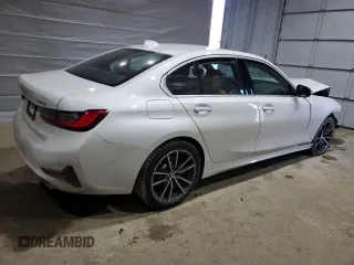2021 BMW 3 Series 330i xDrive with VIN 3MW5R7J01M8B73697, listed as a Copart auction lot 48688115 with Not Provided miles and Salvage Title. Bid and sale history available at DreamBid. Image 3.