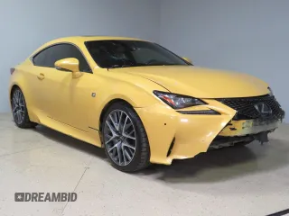 2018 Lexus RC with VIN JTHHZ5BC2J5018242, listed as a Copart auction lot 81408184 with 189,255 mi miles and Salvage Title. Bid and sale history available at carsss.com. Image 1.