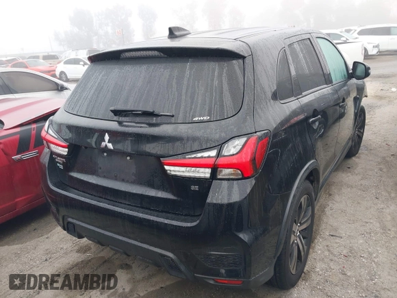2020 Mitsubishi Outlander Sport ES 2.0 with VIN JA4AR3AUXLU024004, listed as a IAAI auction lot 41216422 with 72,541 mi miles. Bid and sale history available at carsss.com. Image 4.