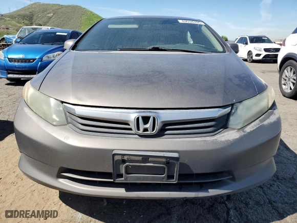 2012 Honda Civic Sdn LX with VIN 19XFB2F50CE304007, listed as a Copart auction lot 49534745 with 329,732 mi miles and Clean Title. Bid and sale history available at carsss.com. Image 5.