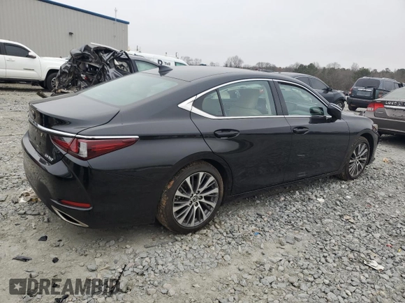 2021 Lexus ES with VIN 58ADZ1B11MU104194, listed as a Copart auction lot 44602115 with 17,609 mi miles and Salvage Title. Bid and sale history available at carsss.com. Image 3.