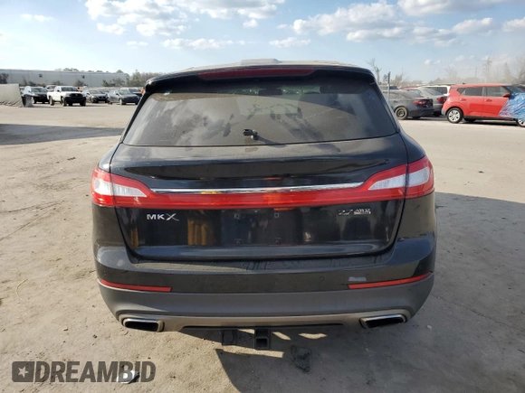 2016 Lincoln MKX Reserve with VIN 2LMTJ8LP5GBL56793, listed as a Copart auction lot 44102155 with Not Provided miles and Salvage Title. Bid and sale history available at DreamBid. Image 6.