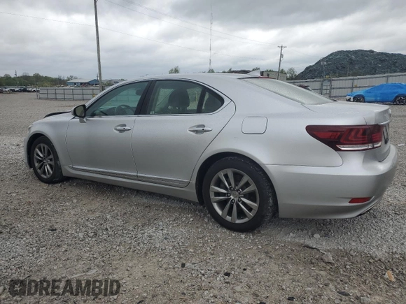 2014 Lexus LS 460 with VIN JTHCL5EFXE5022496, listed as a Copart auction lot 53890885 with 137,226 mi miles and Salvage title. Bid and sale history available at DreamBid. Image 2.