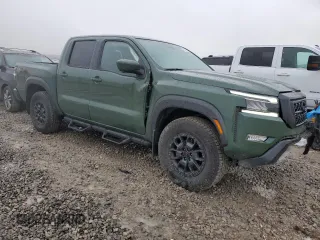 2023 Nissan Frontier SV with VIN 1N6ED1EKXPN663452, listed as a Copart auction lot 53535295 with 17,522 mi miles and Salvage title. Bid and sale history available at DreamBid. Image 4.