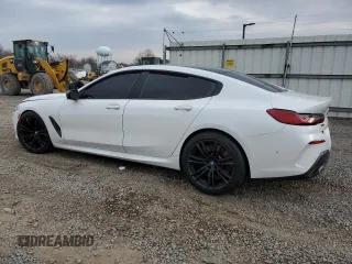 2020 BMW 8 Series M850i with VIN WBAGV8C00LCD80972, listed as a Copart auction lot 46907745 with Not provided miles and Salvage title. Bid and sale history available at DreamBid. Image 2.