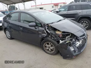2010 Toyota Prius II with VIN JTDKN3DU7A0019672, listed as a IAAI auction lot 42160115 with 216,368 mi miles. Bid and sale history available at carsss.com. Image 1.