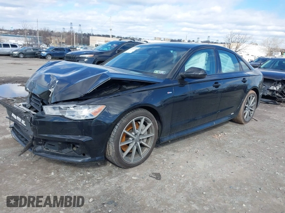 2018 Audi A6 Premium Plus with VIN WAUG8AFC3JN101856, listed as a IAAI auction lot 41589518 with 46,930 mi miles. Bid and sale history available at carsss.com. Image 18.