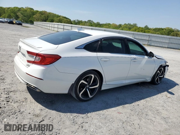2019 Honda Accord Sport with VIN 1HGCV2F36KA026354, listed as a Copart auction lot 53116515 with 137,663 mi miles and Salvage title. Bid and sale history available at DreamBid. Image 3.