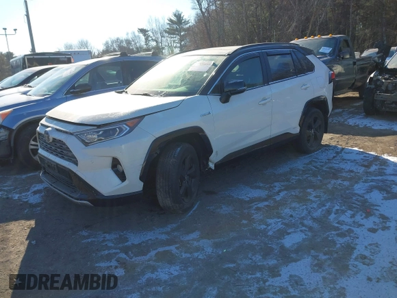 2021 Toyota RAV4 Hybrid XSE with VIN JTME6RFV6MJ005442, listed as a IAAI auction lot 41306055 with 24,187 mi miles. Bid and sale history available at carsss.com. Image 17.