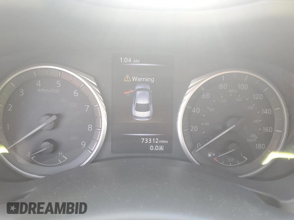 2018 Infiniti Q50 Luxe с VIN JN1EV7AP7JM365199, выставлен на аукционе Copart как лот 57637045 с пробегом 73 312 миль миль и Списание • Salvage title. История ставок и продаж доступна на DreamBid. Изображение 9.