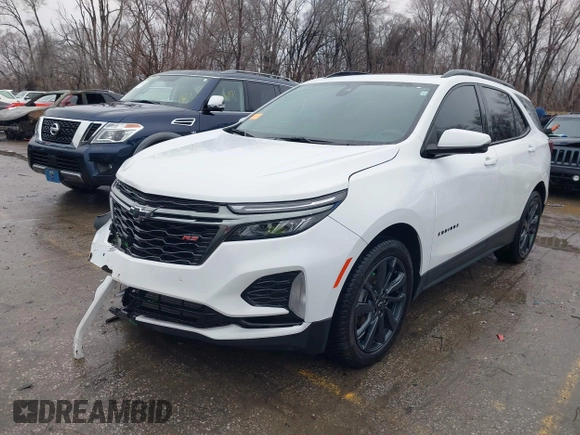 2022 Chevrolet Equinox RS with VIN 3GNAXMEVXNS118530, listed as a IAAI auction lot 41452469 with 53,217 mi miles and . Bid and sale history available at DreamBid. Image 17.