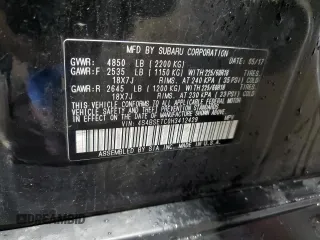 2017 Subaru Outback Touring z VIN 4S4BSETC0H3412429, wystawiony jako Copart lot #60509685 z przebiegiem 92 550 mil mil oraz Szkoda całkowita • Salvage title. Historia ofert i sprzedaży dostępna na DreamBid. Obrazek 14.