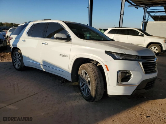 2023 Chevrolet Traverse High Country with VIN 1GNERNKW1PJ233990, listed as a Copart auction lot 84212234 with 8,490 mi miles and Salvage Title. Bid and sale history available at carsss.com. Image 4.