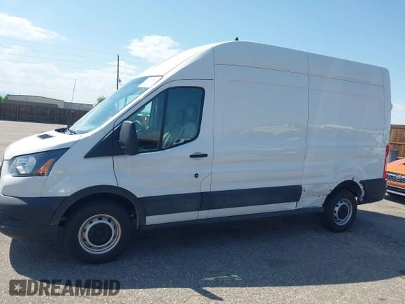 2023 Ford Transit Cargo with VIN 1FTBR1X80PKB45974, listed as a IAAI auction lot 42609404 with 35,940 mi miles and . Bid and sale history available at DreamBid. Image 14.