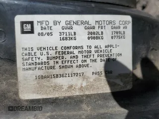2006 Saturn ION z VIN 1G8AW15B36Z117217, wystawiony jako Copart lot #89009935 z przebiegiem 81 745 mil mil oraz Szkody całkowita. Historia ofert i sprzedaży dostępna na DreamBid. Obrazek 12.