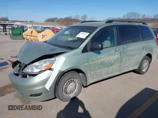2008 Toyota Sienna CE with VIN 5TDZK23C08S123809, listed as a IAAI auction lot 41806031 with 108,400 mi miles and . Bid and sale history available at carsss.com. Image 2.