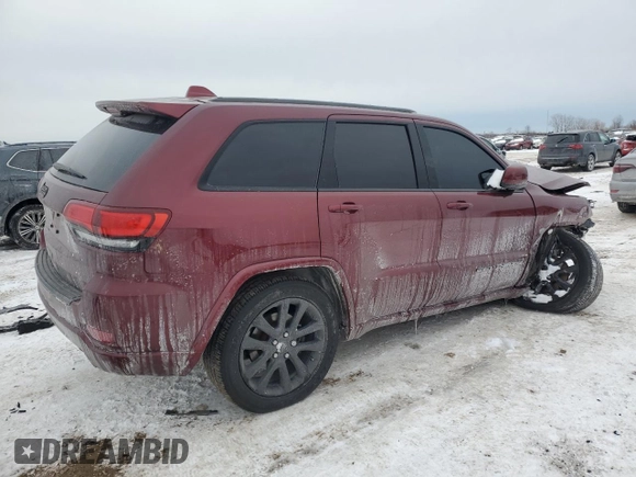 2020 Jeep Grand Cherokee Altitude with VIN 1C4RJFAG8LC282247, listed as a Copart auction lot 44925315 with 66,741 mi miles and Salvage Title. Bid and sale history available at carsss.com. Image 3.