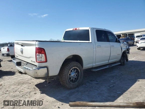 2021 Ram 2500 Big Horn with VIN 3C6UR5DJ4MG653463, listed as a Copart auction lot 45666955 with 101,134 mi miles and Salvage Title. Bid and sale history available at carsss.com. Image 3.