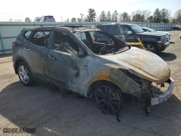 2013 Hyundai Santa Fe 2.0T Sport with VIN 5XYZWDLA8DG033507, listed as a Copart auction lot 51593645 with 0 mi miles and Salvage Title. Bid and sale history available at carsss.com. Image 4.