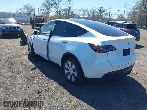 2023 Tesla Model Y Long Range with VIN 7SAYGDEE3PA201719, listed as a IAAI auction lot 42048816 with Not Provided miles and . Bid and sale history available at DreamBid. Image 3.